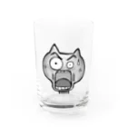 takopon_LINEの表情リアルねこ Water Glass :front