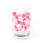 orange_honeyのハート Water Glass :front