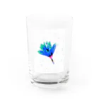 宵花火のサクヨロコビ(青) Water Glass :front