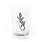 ツバメ堂のとかげちょろり(上向き） Water Glass :front