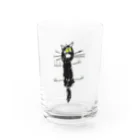 ｴﾘﾝｷﾞと子供達の黒猫クロちゃん Water Glass :front