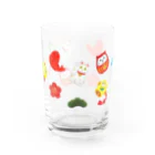 わたべ　めぐみの縁起物Mix Water Glass :front