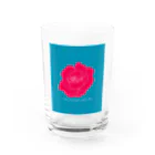 あきのI live through daily life （バラ） Water Glass :front