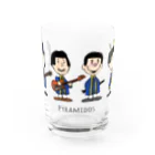 Pyramidos(ピラミッドス)のピラミッドス　カートゥーン風 Water Glass :front