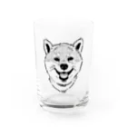 yyyyのsibakenface Water Glass :front