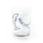 たじんのおみせのドルフィンスイム Water Glass :front