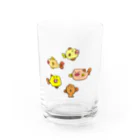 ぺけ丸のハコフグ Water Glass :front