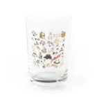 生桃ハルママ@JOJOスキィの国広猫まみれ Water Glass :front