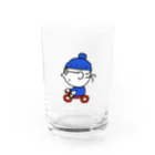 カワイーソー🀄️緑一色しか勝たん  麻雀グッズのSOUTHFOREST  Water Glass :front