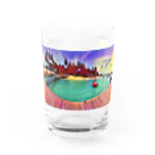 2525asmeのMaldives Water Glass :front