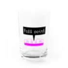 🐧🐧🐧のFall point Water Glass :front