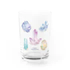 Giostraの5種の鉱物 水彩風 Water Glass :front