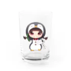 シロクマ帝国グッズ支店のペンギンとアザラシ Water Glass :front