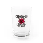 グラフィンの新型コレラウイルス COVID19 01 Water Glass :front