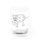 ぬちぐすいのニャー Water Glass :front