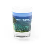 Taro Iiyamaのブルー Water Glass :front