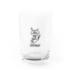 猫(gnp)の珈琲にうるさい猫 Water Glass :front