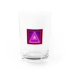 アメリカンベース のパワー　デザイン Water Glass :front