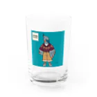 アパレルアニマルのトリ×柄シャツ Water Glass :front