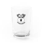 HUGDOG and snomilのシュナ（みー） Water Glass :front