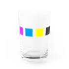 25th_ketchupのとにかくシンプルなYMCK Water Glass :front