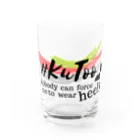 #KuToo Wave of Actionの【復刻】#KuToo ロゴ グラス Water Glass :front