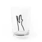 Lanのワニンニ〜 Water Glass :front