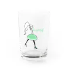 ウサネコのカクテル　グラスホッパー Water Glass :front