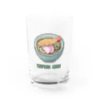 猫と釣り人のテンプラウドン_2 Water Glass :front