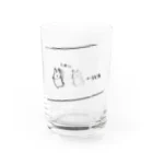 うさぎのくにの物販の残像 Water Glass :front