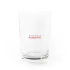 Ensemble Albahn 公式ストアのEnsemble Albahn - red logo Water Glass :front