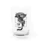 BLACK卍EMPEROR SHOPのエンペラー・ドラゴンデザイン Water Glass :front