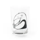 hachinanaのストローではないの Water Glass :front