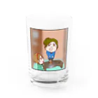 ヴァララのふくつうちゃん Water Glass :front