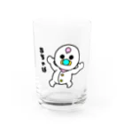 うきうっきースタンプのはげちょびんちゃん Water Glass :front