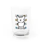 ゆるかわなやつらのめっちゃわらういきもの Water Glass :front