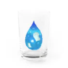 アウトドア&カフェ 甘酸辛苦 kansanshinkuのdrop Water Glass :front