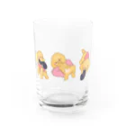 ごうしゃのしょっぷのいろんなわんこ Water Glass :front