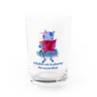 bimakoのお店のアコーディオンねこ Water Glass :front