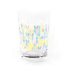 ito_picのyagasuri blue Water Glass :front