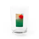 檸檬倶楽部の青緑 Water Glass :front