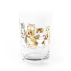 mofusandのみよーんピザ Water Glass :front