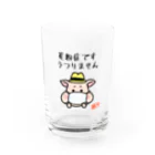 うさぎまるえkawaiishop の豚汁兄弟ぷぅ花粉症２ Water Glass :front