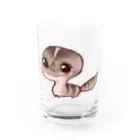 藍色Zooのノーマルストライプニシアフちゃん Water Glass :front