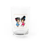 enu. のTwins  Water Glass :front