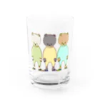 ERIIIのポメラニアン3兄弟 Water Glass :front