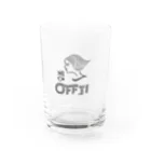 オフジ  美容室&cafeのoffji cup グラス前面