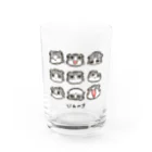 ちゃねこ商店のぴあちんグラス Water Glass :front