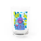 カマキリ田中の目が痛いグラス Water Glass :front