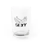 萩尾 麻衣のSEXYメイさん Water Glass :front